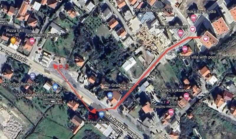 Apartment Sova Tivat Eksteriør bilde